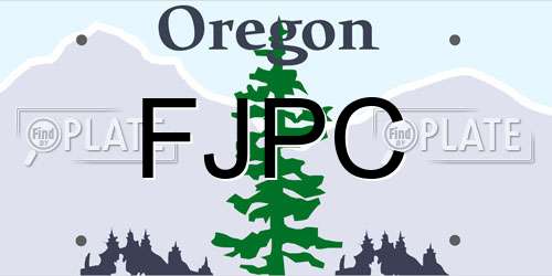 FJPC Oregon License Plate