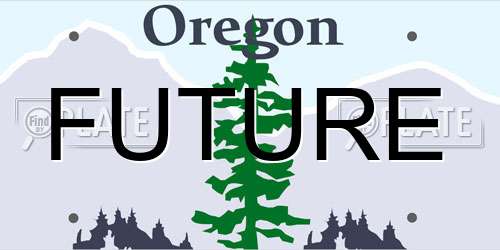 FUTURE Oregon License Plate