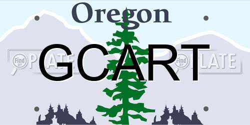 GCART Oregon License Plate