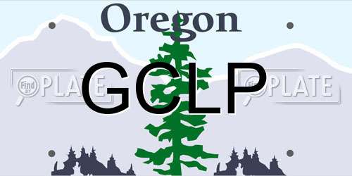 GCLP Oregon License Plate