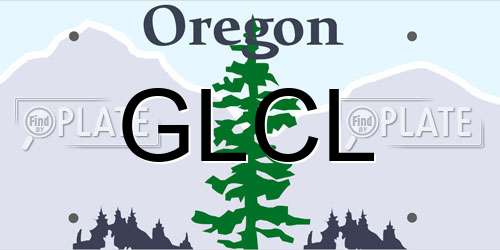 GLCL Oregon License Plate