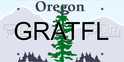 GRATFL Oregon License Plate