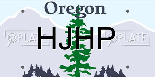 HJHP Oregon License Plate