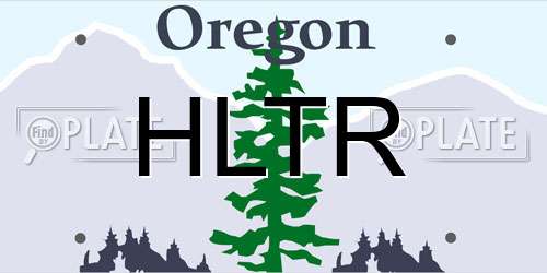 HLTR Oregon License Plate