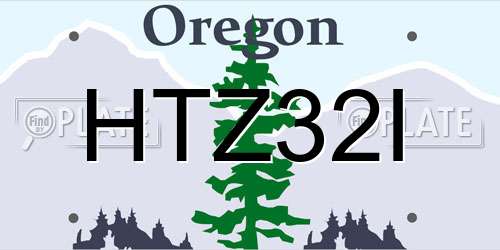 HTZ32I Oregon License Plate