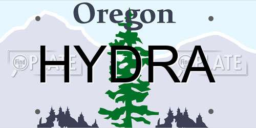 HYDRA Oregon License Plate