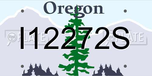 I12272S Oregon License Plate