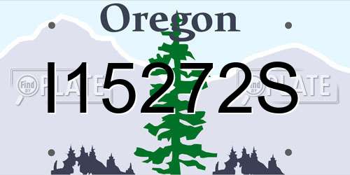 I15272S Oregon License Plate