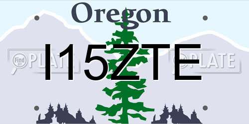 I15ZTE Oregon License Plate