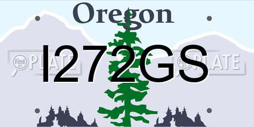 I272GS Oregon License Plate