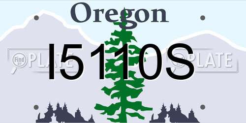 I5110S Oregon License Plate