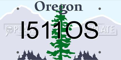 I511OS Oregon License Plate