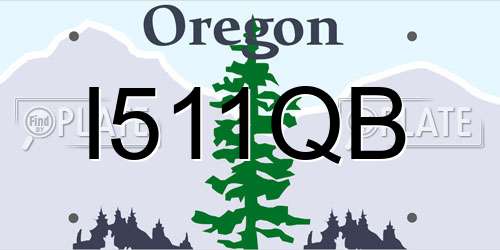 I511QB Oregon License Plate