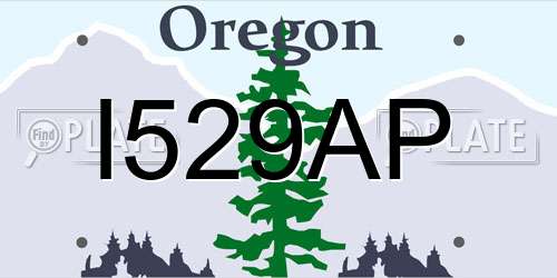 I529AP Oregon License Plate