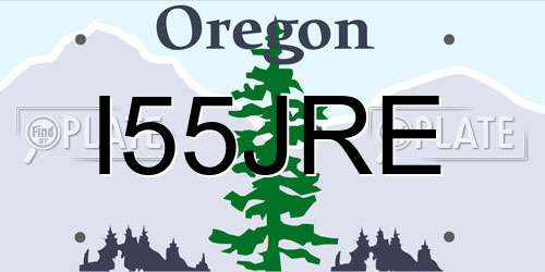 I55JRE Oregon License Plate