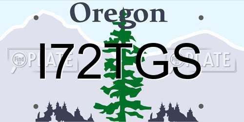 I72TGS Oregon License Plate