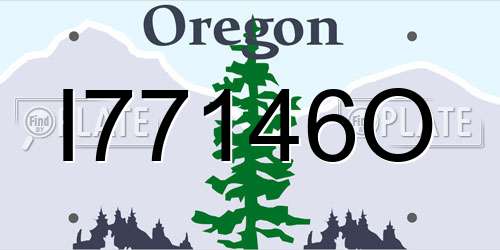 I77146O Oregon License Plate