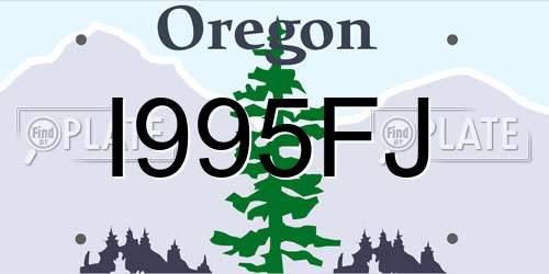 I995FJ Oregon License Plate