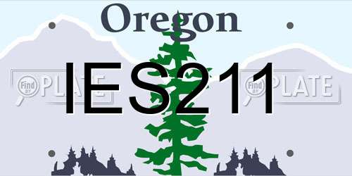 IES211 Oregon License Plate