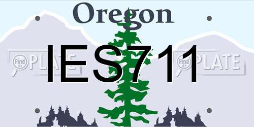 IES711 Oregon License Plate