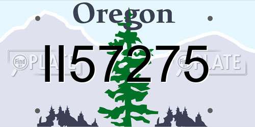 II57275 Oregon License Plate