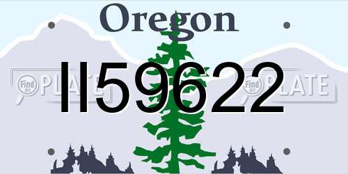 II59622 Oregon License Plate