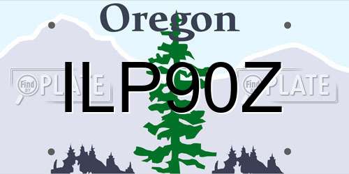 ILP90Z Oregon License Plate
