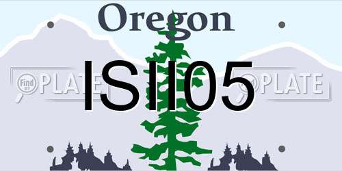 ISII05 Oregon License Plate