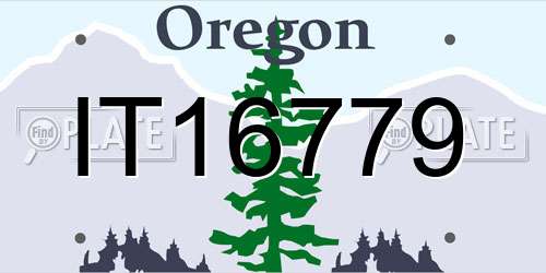 IT16779 Oregon License Plate