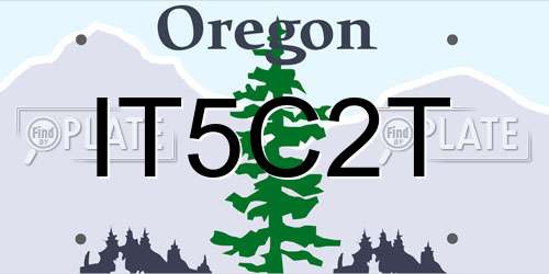 IT5C2T Oregon License Plate