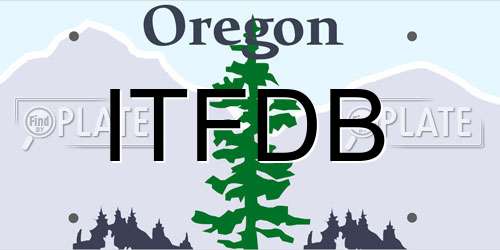 ITFDB Oregon License Plate