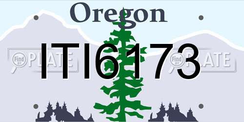 ITI6173 Oregon License Plate