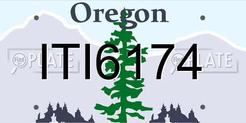 ITI6174 Oregon License Plate