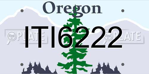 ITI6222 Oregon License Plate