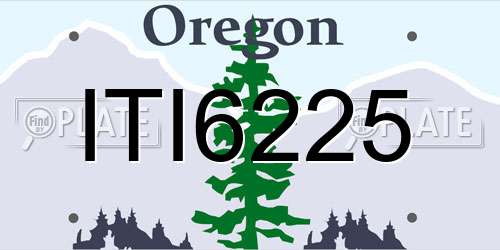 ITI6225 Oregon License Plate