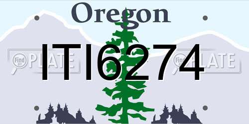 ITI6274 Oregon License Plate