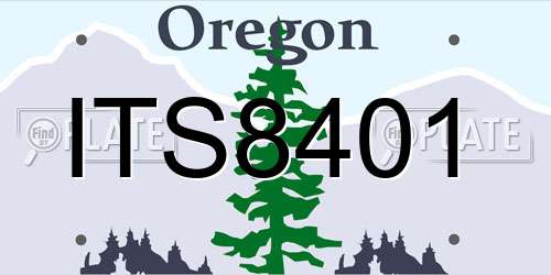 ITS8401 Oregon License Plate