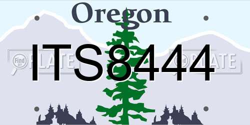 ITS8444 Oregon License Plate