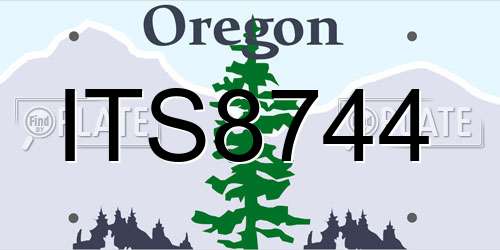 ITS8744 Oregon License Plate