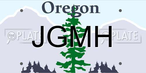 JGMH Oregon License Plate