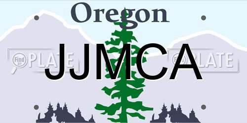 JJMCA Oregon License Plate