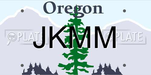 JKMM Oregon License Plate