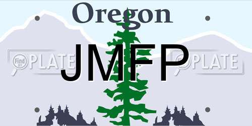 JMFP Oregon License Plate