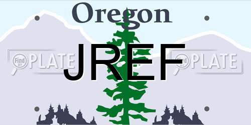 JREF Oregon License Plate