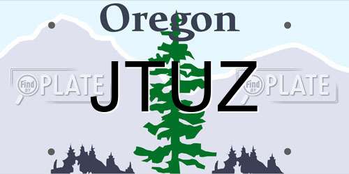 JTUZ Oregon License Plate