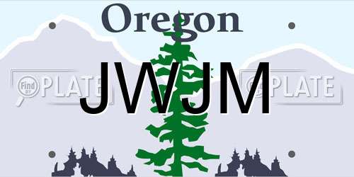 JWJM Oregon License Plate