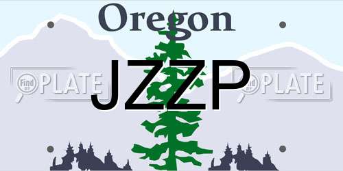 JZZP Oregon License Plate