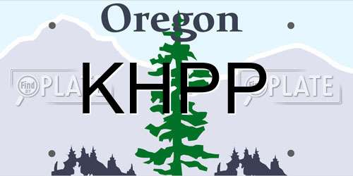 KHPP Oregon License Plate