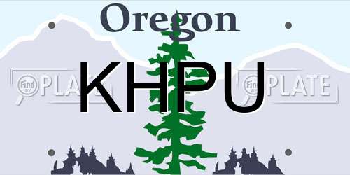 KHPU Oregon License Plate