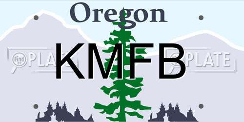 KMFB Oregon License Plate